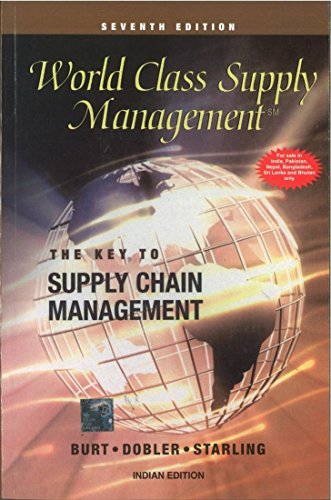 9780070499331: Title: World Class Supply Managment