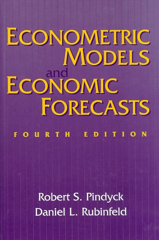 Imagen de archivo de Econometric Models and Economic Forecasts (Text alone) a la venta por BooksRun