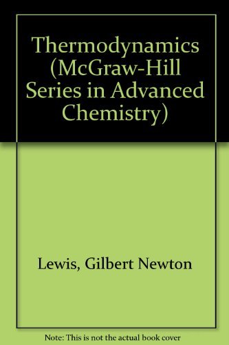 9780070502215: Thermodynamics (MCGRAW HILL SERIES IN ADVANCED CHEMISTRY)