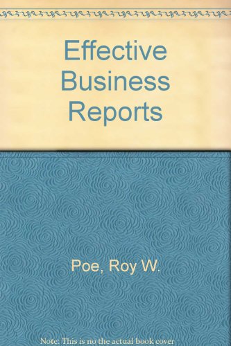 Stock image for The McGraw-Hill Guide to Effective Business Reports for sale by Project HOME Books