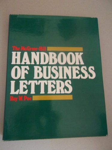 Stock image for The McGraw-Hill Handbook of business letters for sale by Wonder Book