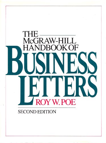 Stock image for The McGraw-Hill handbook of business letters for sale by Goodwill Books