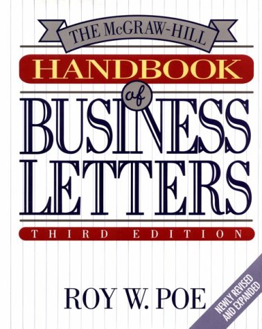 9780070504257: McGraw-Hill Handbook of Business Letters