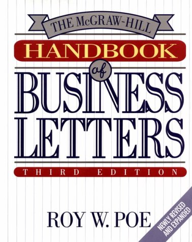 9780070504257: The McGraw-Hill Handbook of Business Letters