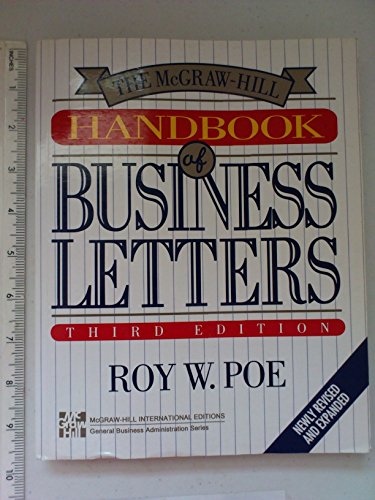 Stock image for The McGraw-Hill Handbook of Business Letters for sale by Wonder Book