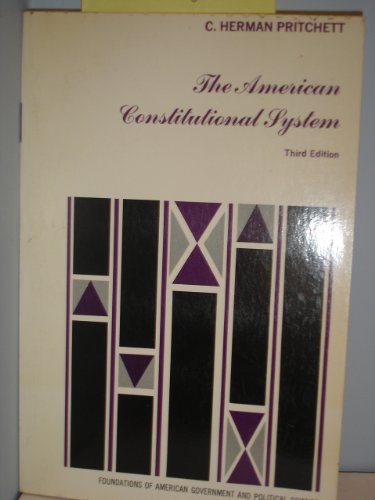 Stock image for The American Constitutional System for sale by Wonder Book