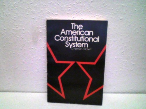 Stock image for The American Constitutional System for sale by Better World Books