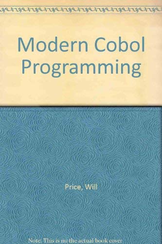 9780070510449: Modern Cobol Programming