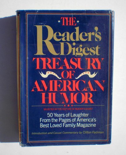 Stock image for The Reader's digest treasury of American humor for sale by Once Upon A Time Books