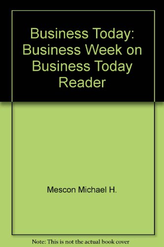 9780070513181: Title: Business Today Business Week on Business Today Rea