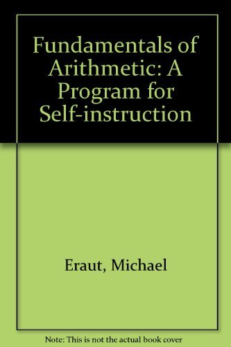 Stock image for Fundamentals of Arithmetic: A Program for Self-Instruction for sale by Basement Seller 101