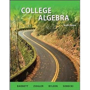 College Algebra (9780070517356) by Paul K. Rees