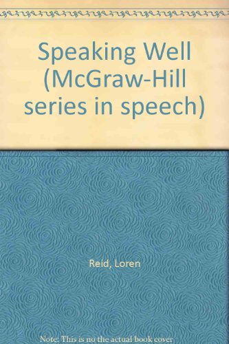 9780070517837: Speaking Well (McGraw-Hill Series in Special Education)