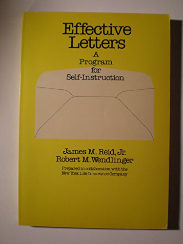 Imagen de archivo de Effective Letters: A Program for Self-Instruction a la venta por Patina LLC