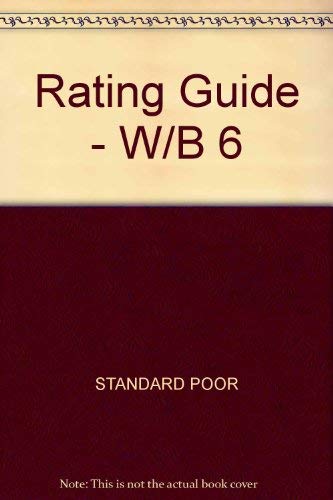 Beispielbild fr Standard and Poor's Ratings Guide: Corporate Bond and Commercial Paper--Municipal Bonds - International Securities zum Verkauf von medimops