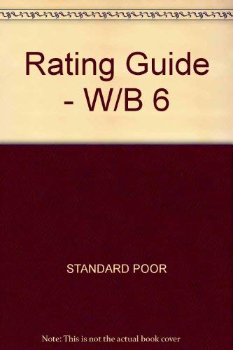 Stock image for Standard and Poor's Rating Guide for sale by Better World Books