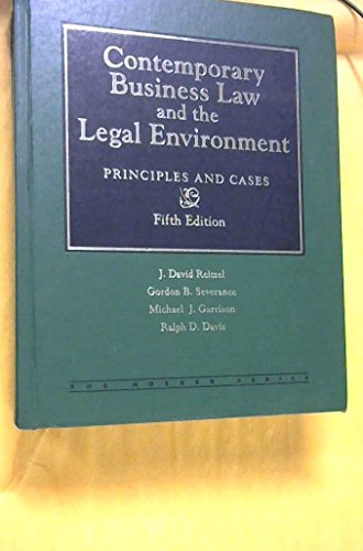 Beispielbild fr Contemporary Business Law and the Legal Environment: Principles and Cases zum Verkauf von Wonder Book