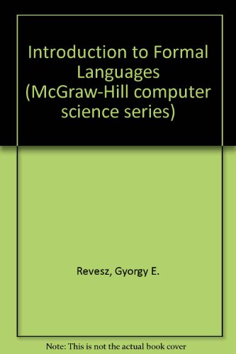 Beispielbild fr Introduction to Formal Languages zum Verkauf von Better World Books