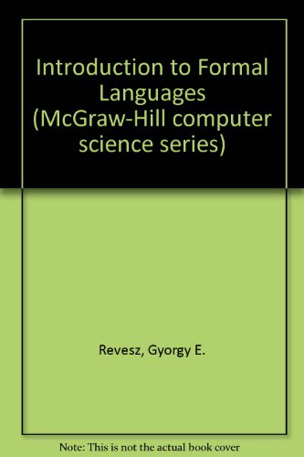 9780070519169: Introduction to Formal Languages