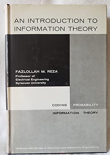 Stock image for An Introduction to Information Theory for sale by dsmbooks