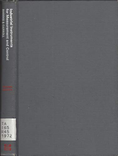 9780070521216: Industrial Instruments for Measurements and Control