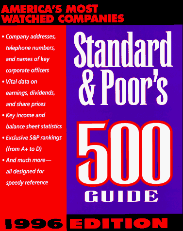 9780070521544: Standard & Poor's 500 Guide