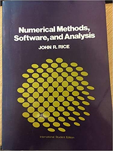 Imagen de archivo de Numerical Methods, Software and Analysis a la venta por Better World Books