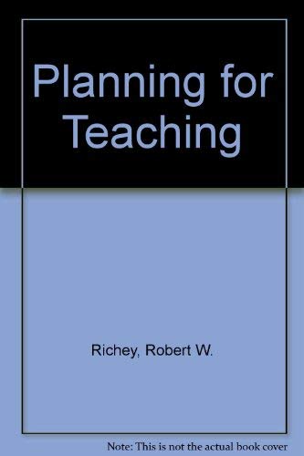 9780070523425: Planning for Teaching