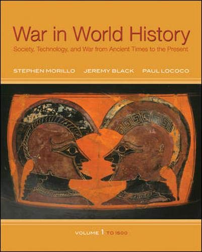 Beispielbild fr War In World History: Society, Technology, and War from Ancient Times to the Present, Volume 1 zum Verkauf von HPB-Red