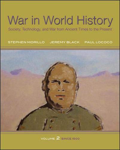 9780070525856: War In World History: Society, Technology, and War from Ancient Times to the Present, Volume 2