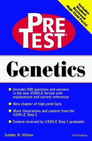Beispielbild fr Genetics: PreTest Self-Assessment & Review: Third Edition (Pretest Basic Science Series) zum Verkauf von HPB-Red