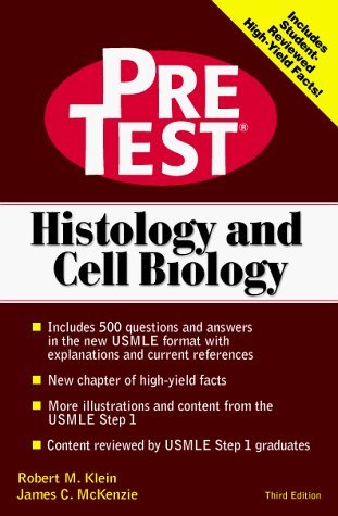 Stock image for Histology & Cell Biology: PreTest Self-Assessment & Review (Pretest Basic Science Series) for sale by HPB-Red