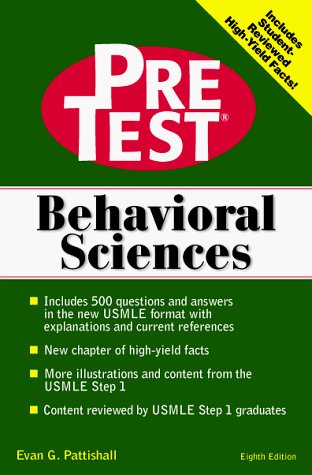 9780070526891: Behavioral Sciences: PreTest Self-Assessment & Review (Pretest Basic Science Series)