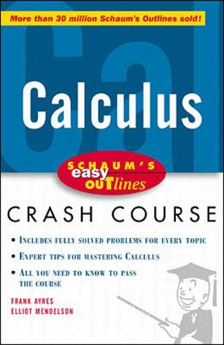 Stock image for Calculus: Schaum's Easy Outlines for sale by Samuel S Lin