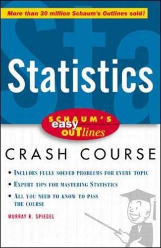 Stock image for Schaum's Easy Outline of Statistics: Based on Schaum's Outline of Theory and Problems of Statistics (Schaum's Easy Outlines) for sale by Goldstone Books