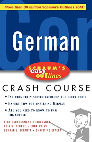 Beispielbild fr Schaum's Easy Outline of German (Schaum's Easy Outlines) zum Verkauf von WorldofBooks