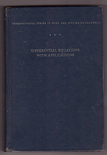 Beispielbild fr Differential Equations With Applications (International Series in Pure and Applied Mathematics) zum Verkauf von BooksRun