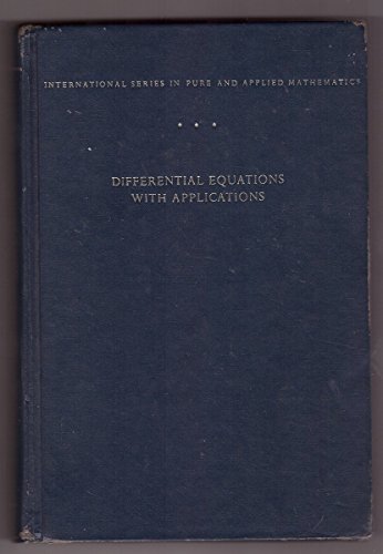 9780070529458: Differential Equations with Applications (Pure & Applied Mathematics S.)