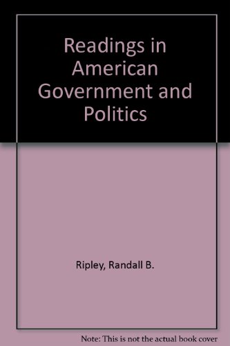 Stock image for Readings in American Government and Politics for sale by AwesomeBooks