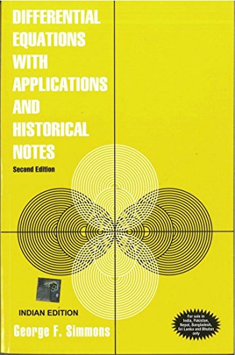 9780070530713: Differential Equations With Applications and Historical Notes 2nd Edition