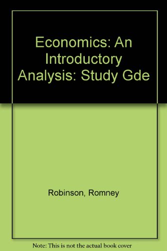 Robinson: Study Guide to Accompany Samuelson:Economics (9780070532670) by Romney Robinson
