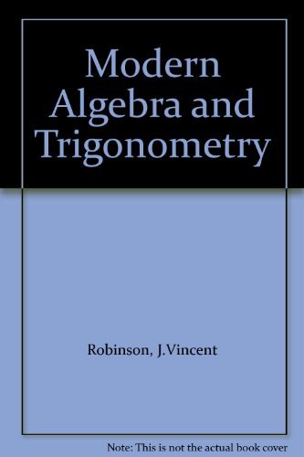 Stock image for Modern Algebra and Trigonometry for sale by Wonder Book