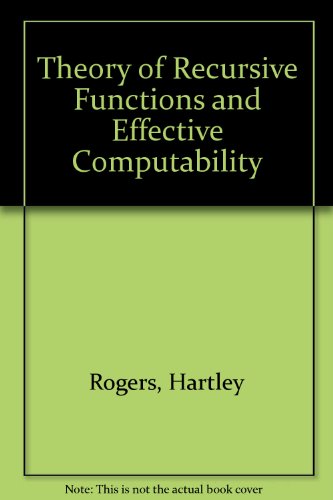 9780070535220: Theory of Recursive Functions and Effective Computability