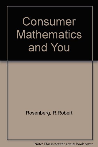 Stock image for CONSUMER MATH AND YOU for sale by Neil Shillington: Bookdealer/Booksearch