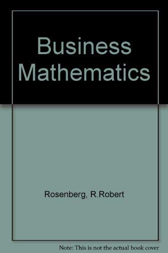 9780070537002: Business Mathematics