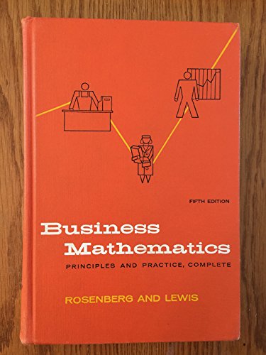 Beispielbild fr Business Mathematics zum Verkauf von Wonder Book