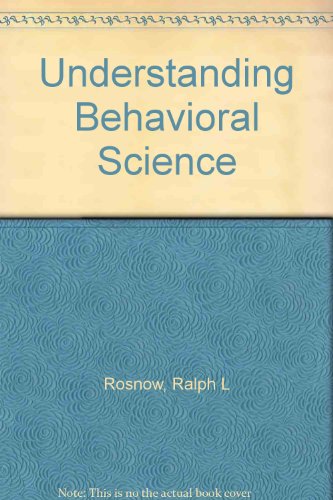 Imagen de archivo de Understanding Behavioral Science: Research Methods for Research Consumers a la venta por HPB-Red