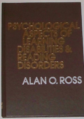 Imagen de archivo de Psychological Aspects of Learning Disorders of Children a la venta por Better World Books
