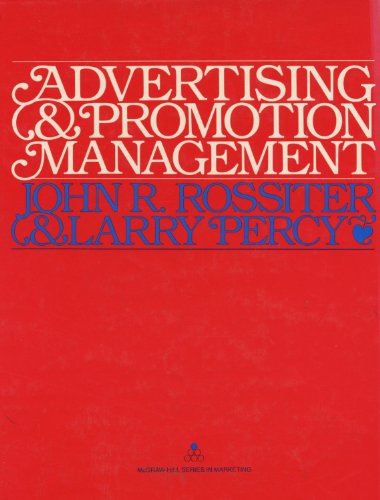 9780070539075: Advertising and Promotion Management (McGraw-Hill Series in Marketing)