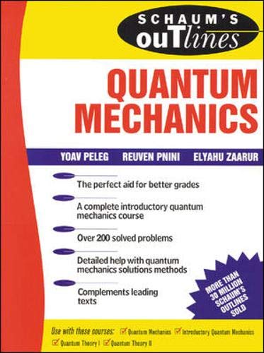 Imagen de archivo de Schaums Outline of Quantum Mechanics (Schaums) a la venta por KuleliBooks